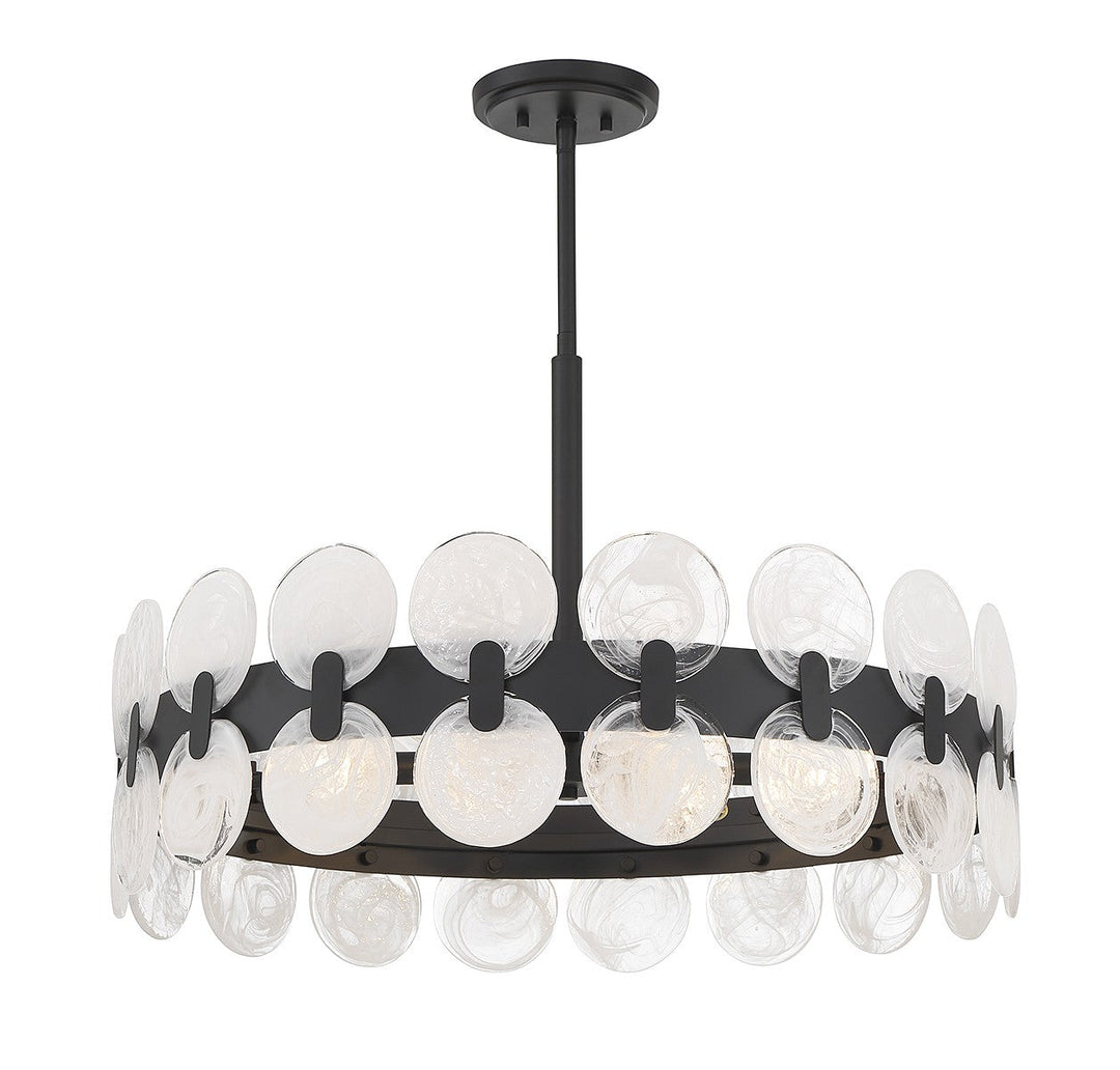 Savoy House Boca 1-3720-6-89 Chandelier Light - Matte Black