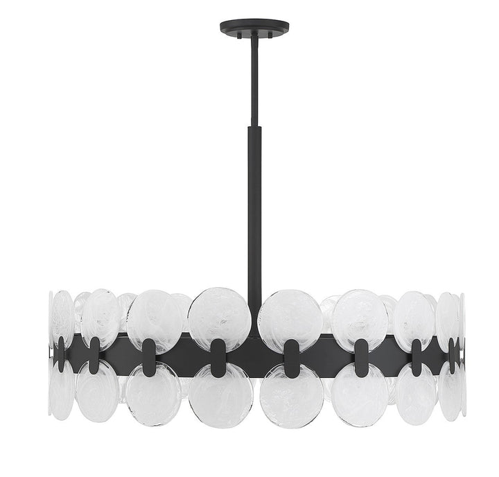 Savoy House Boca 1-3722-10-89 Chandelier Light - Matte Black