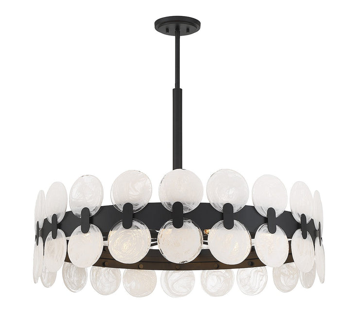 Savoy House Boca 1-3722-10-89 Chandelier Light - Matte Black