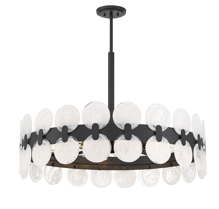 Savoy House Boca 1-3722-10-89 Chandelier Light - Matte Black