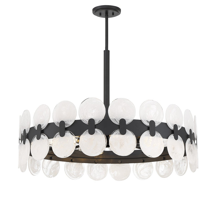 Savoy House Boca 1-3722-10-89 Chandelier Light - Matte Black