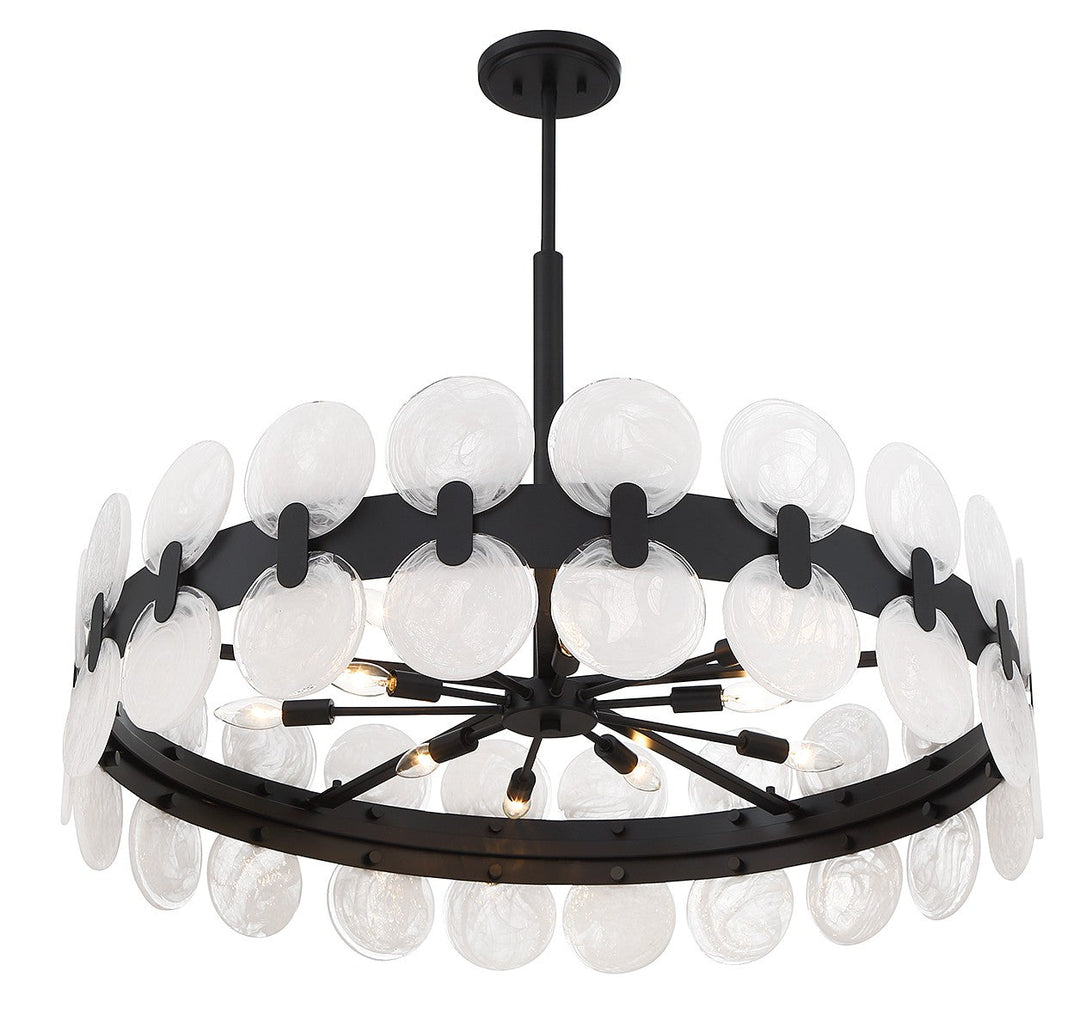 Savoy House Boca 1-3722-10-89 Chandelier Light - Matte Black