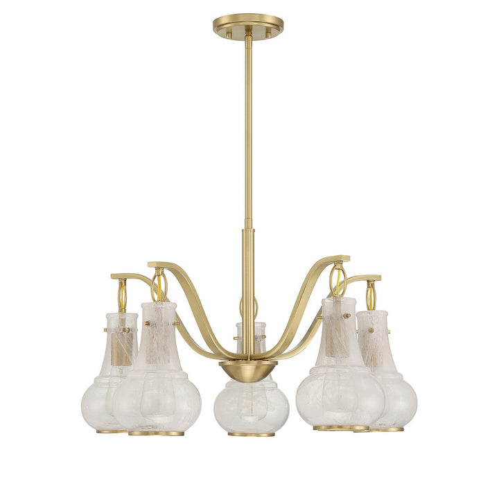 Savoy House Adams 1-4419-5-322 Chandelier Light - Warm Brass