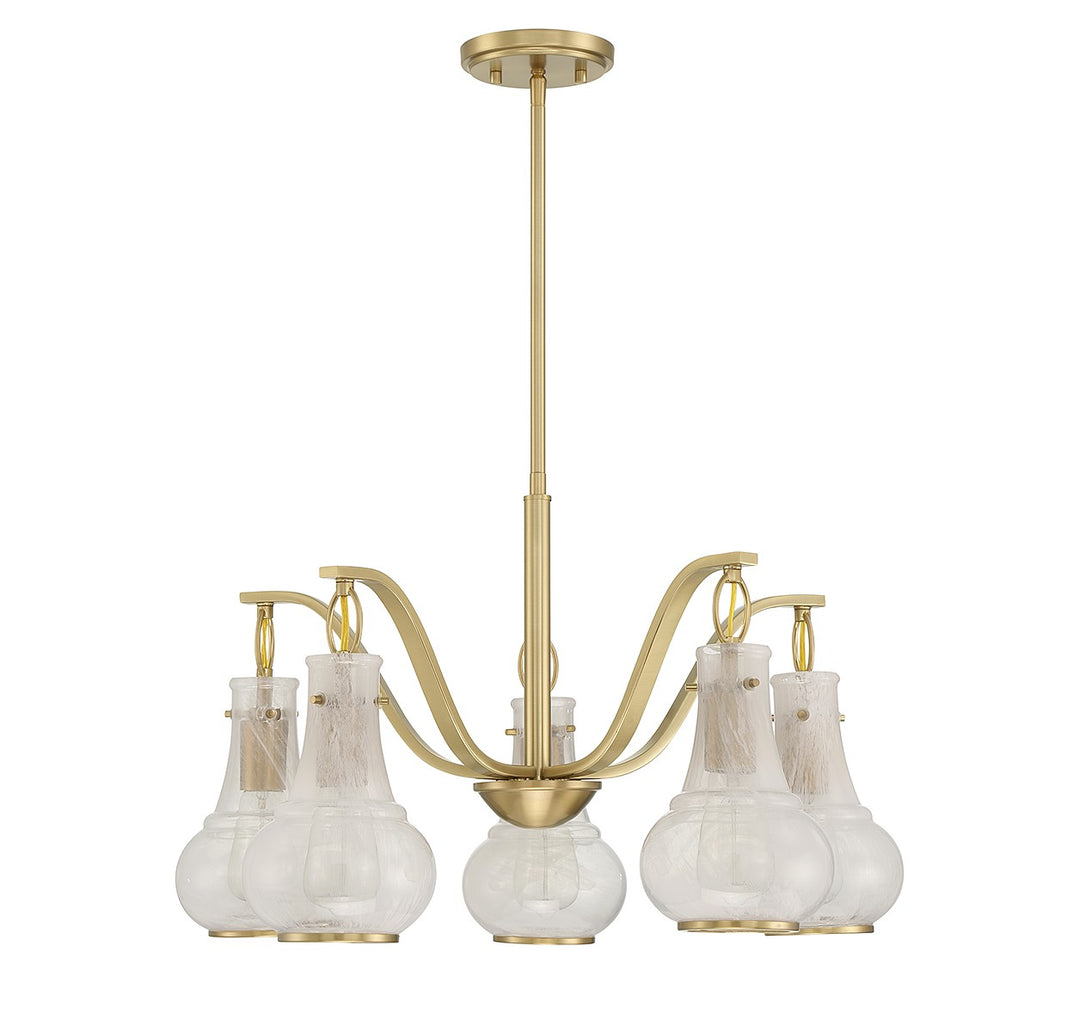 Savoy House Adams 1-4419-5-322 Chandelier Light - Warm Brass