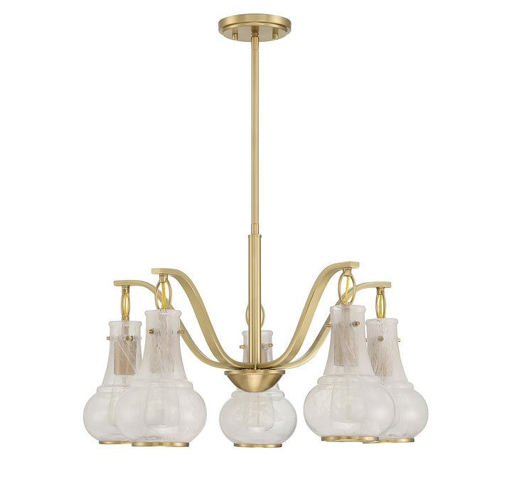 Savoy House Adams 1-4419-5-322 Chandelier Light - Warm Brass