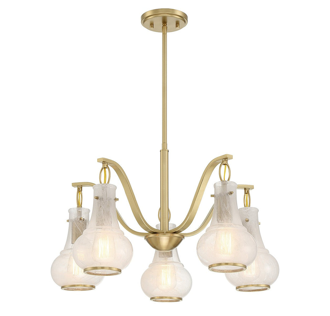 Savoy House Adams 1-4419-5-322 Chandelier Light - Warm Brass