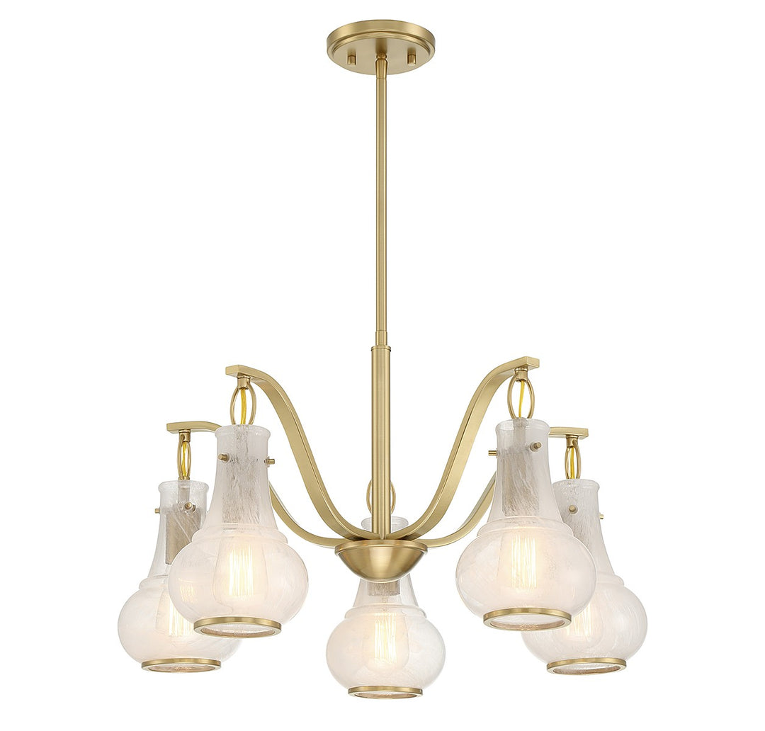 Savoy House Adams 1-4419-5-322 Chandelier Light - Warm Brass