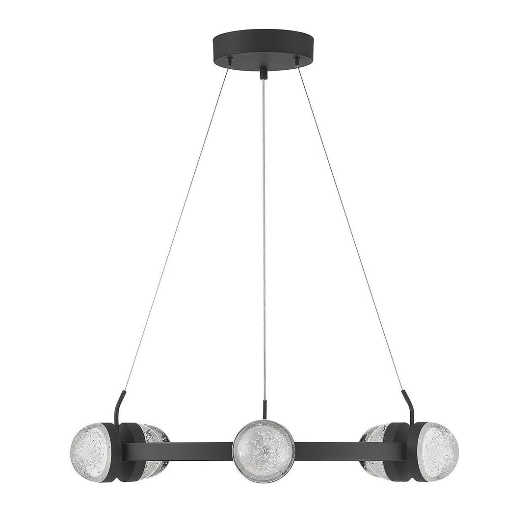 Savoy House Biscayne 1-4486-12-89 Chandelier Light - Matte Black