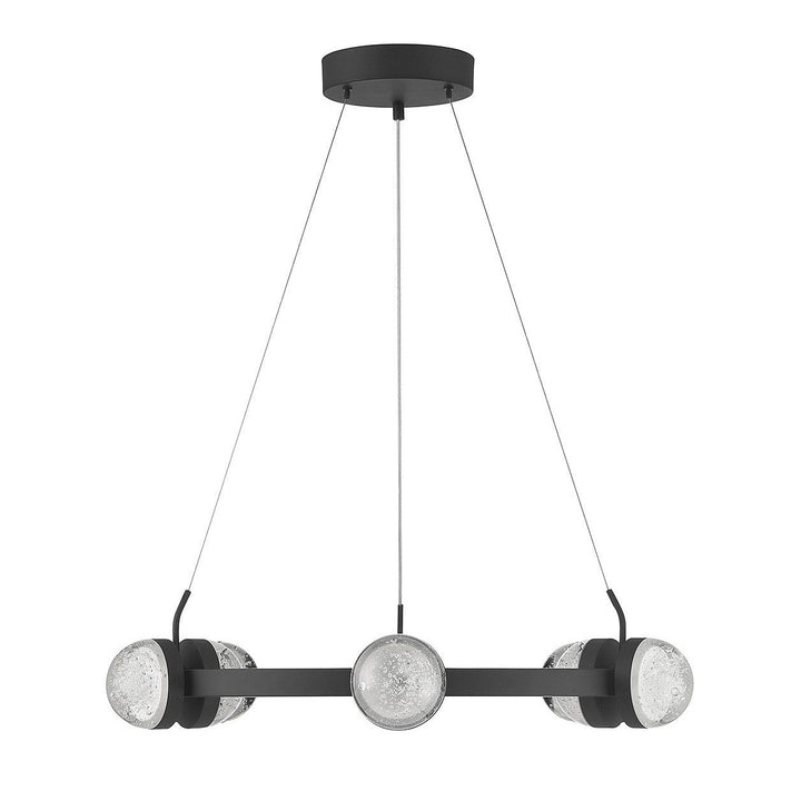 Savoy House Biscayne 1-4486-12-89 Chandelier Light - Matte Black