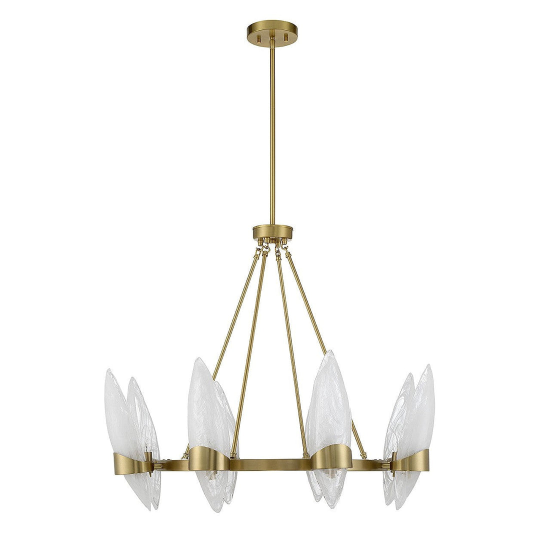 Savoy House Nouvel 1-5502-8-322 Chandelier Light - Warm Brass