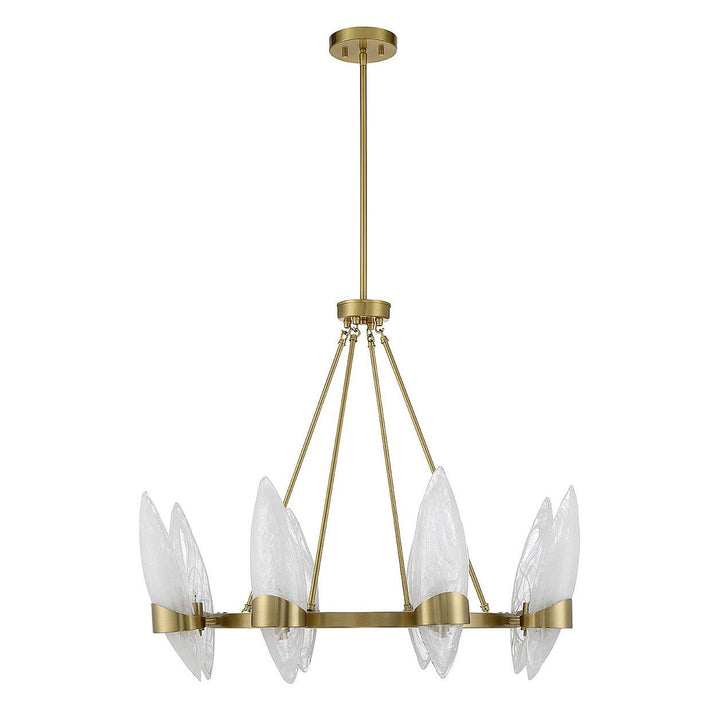 Savoy House Nouvel 1-5502-8-322 Chandelier Light - Warm Brass