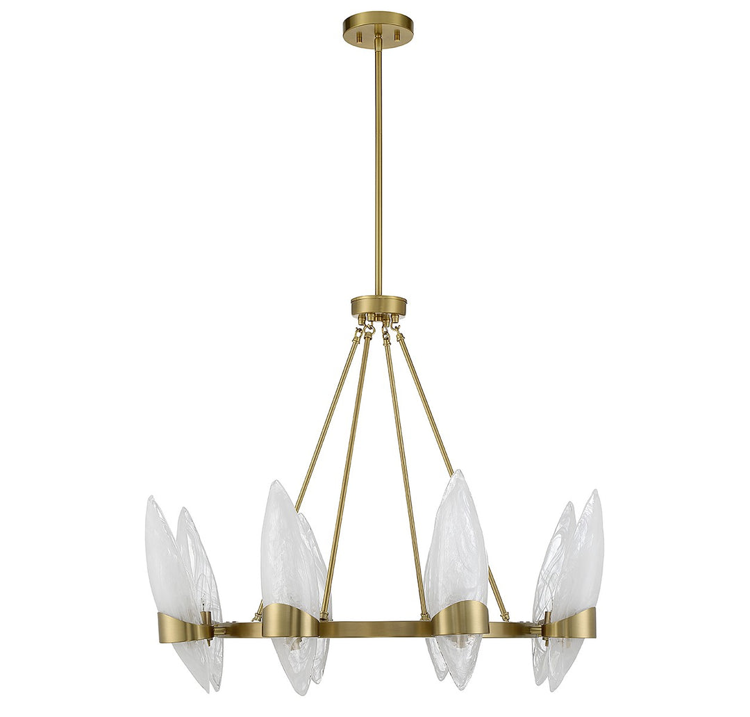 Savoy House Nouvel 1-5502-8-322 Chandelier Light - Warm Brass