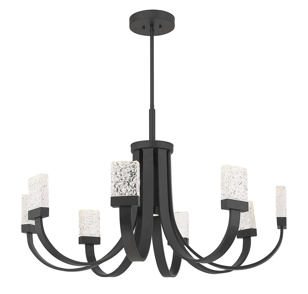 Savoy House Kahn 1-6622-9-89 Chandelier Light - Matte Black