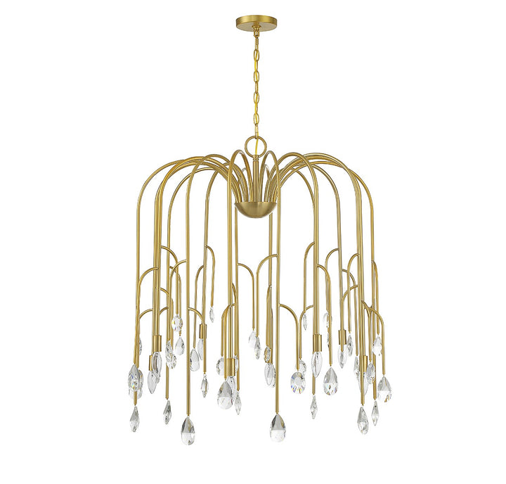 Savoy House Anholt 1-6688-8-127 Chandelier Light - Noble Brass