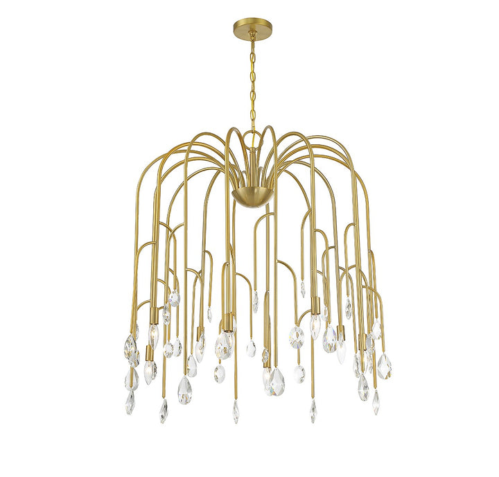 Savoy House Anholt 1-6688-8-127 Chandelier Light - Noble Brass