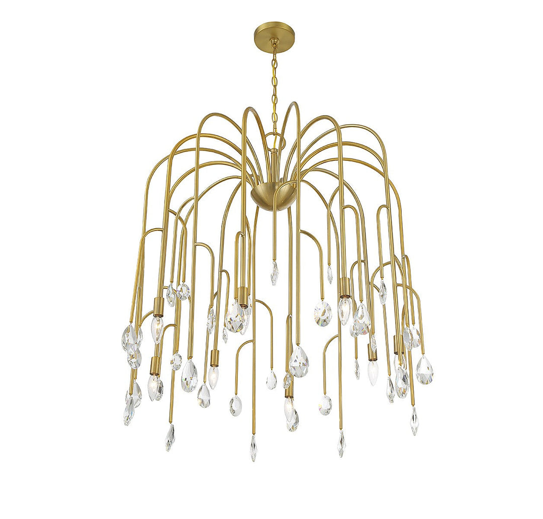 Savoy House Anholt 1-6688-8-127 Chandelier Light - Noble Brass