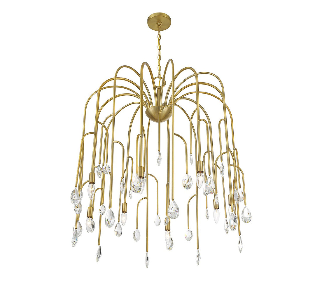 Savoy House Anholt 1-6688-8-127 Chandelier Light - Noble Brass