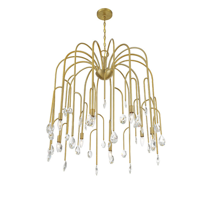 Savoy House Anholt 1-6688-8-127 Chandelier Light - Noble Brass