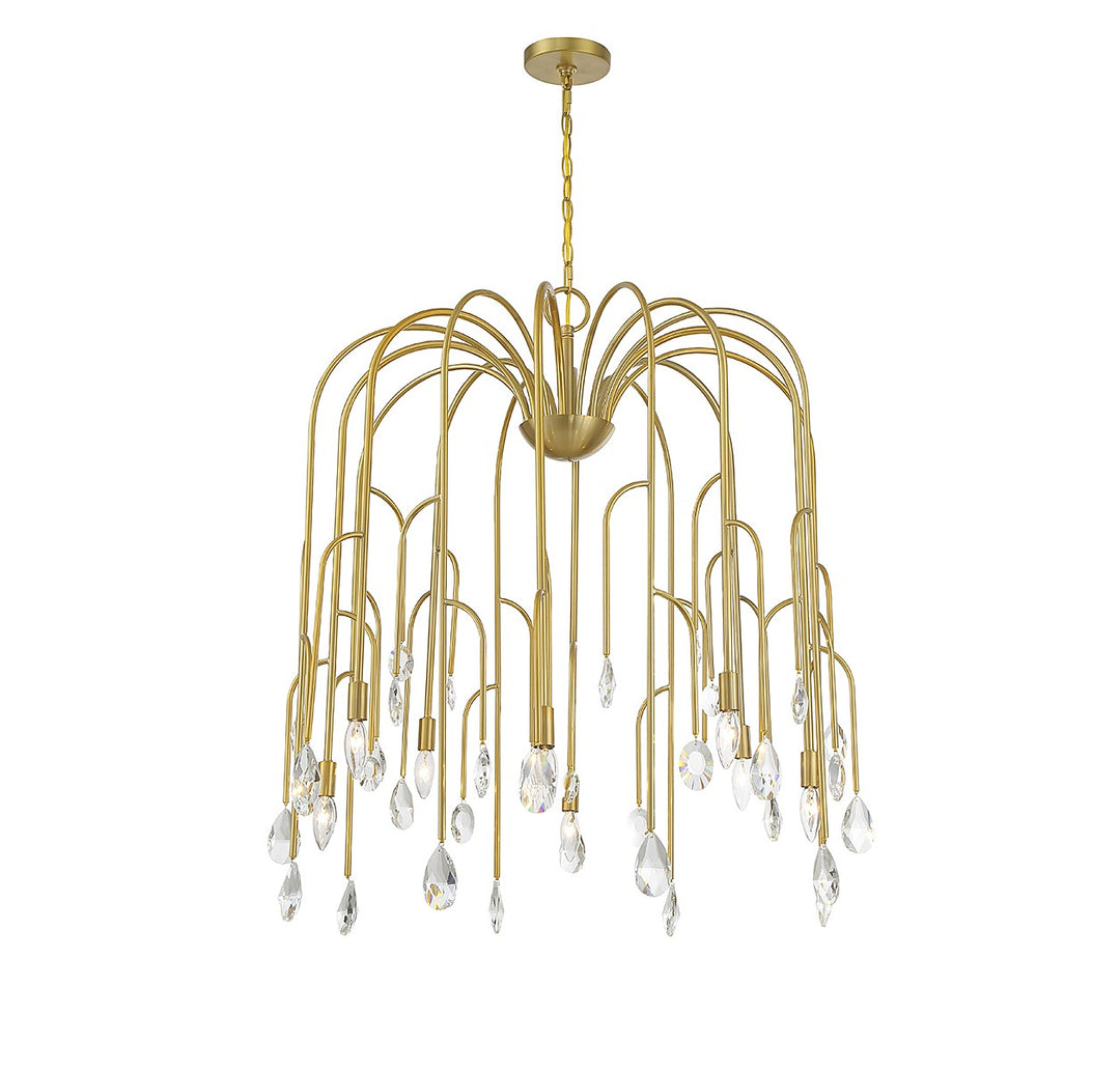 Savoy House Anholt 1-6688-8-127 Chandelier Light - Noble Brass