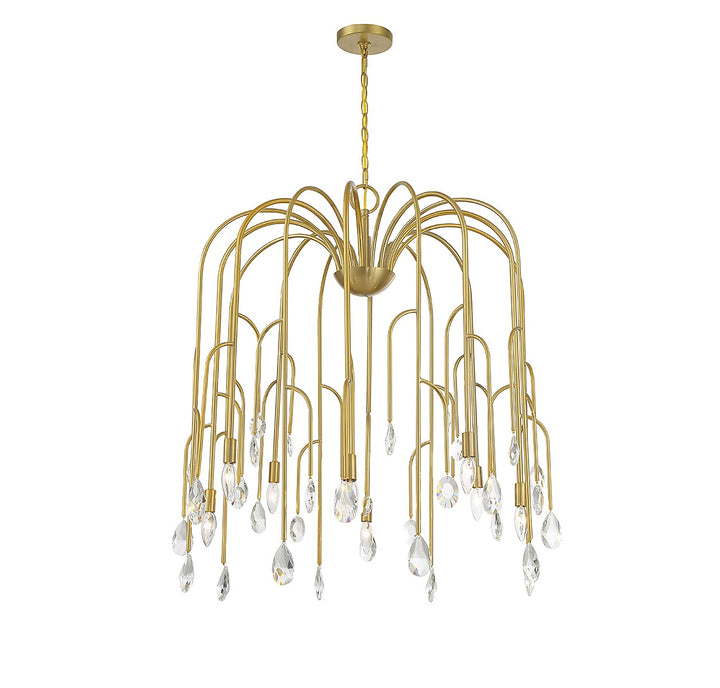 Savoy House Anholt 1-6688-8-127 Chandelier Light - Noble Brass