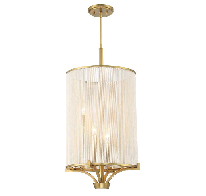 Savoy House Wynwood 1-7750-4-322 Chandelier Light - Warm Brass