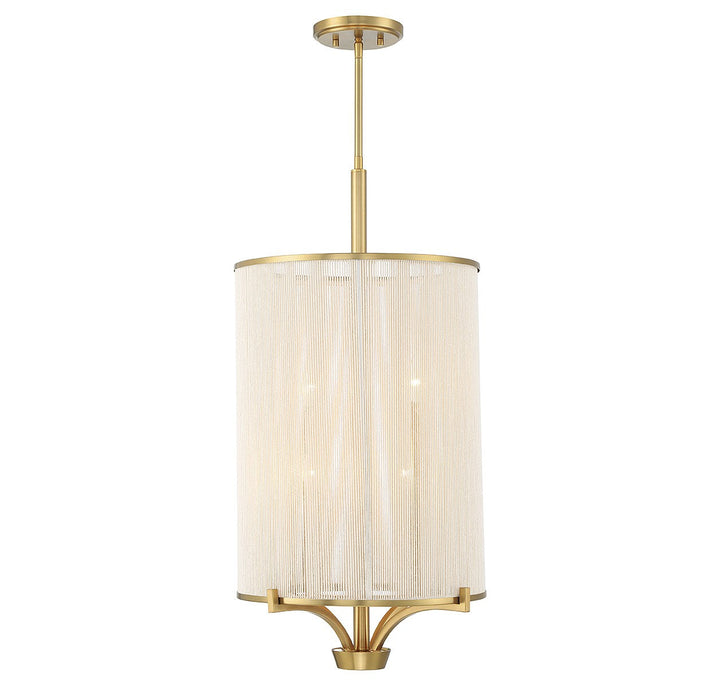 Savoy House Wynwood 1-7750-4-322 Chandelier Light - Warm Brass