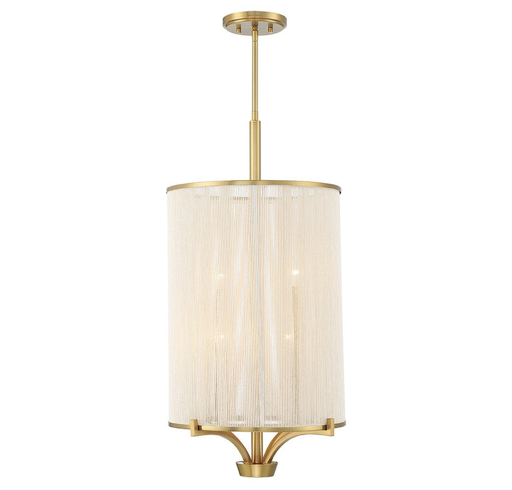 Savoy House Wynwood 1-7750-4-322 Chandelier Light - Warm Brass