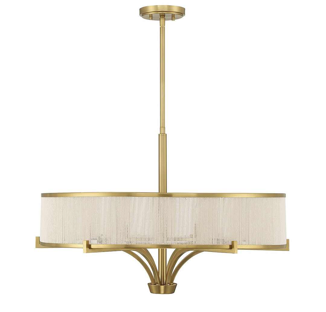 Savoy House Wynwood 1-7752-6-322 Chandelier Light - Warm Brass