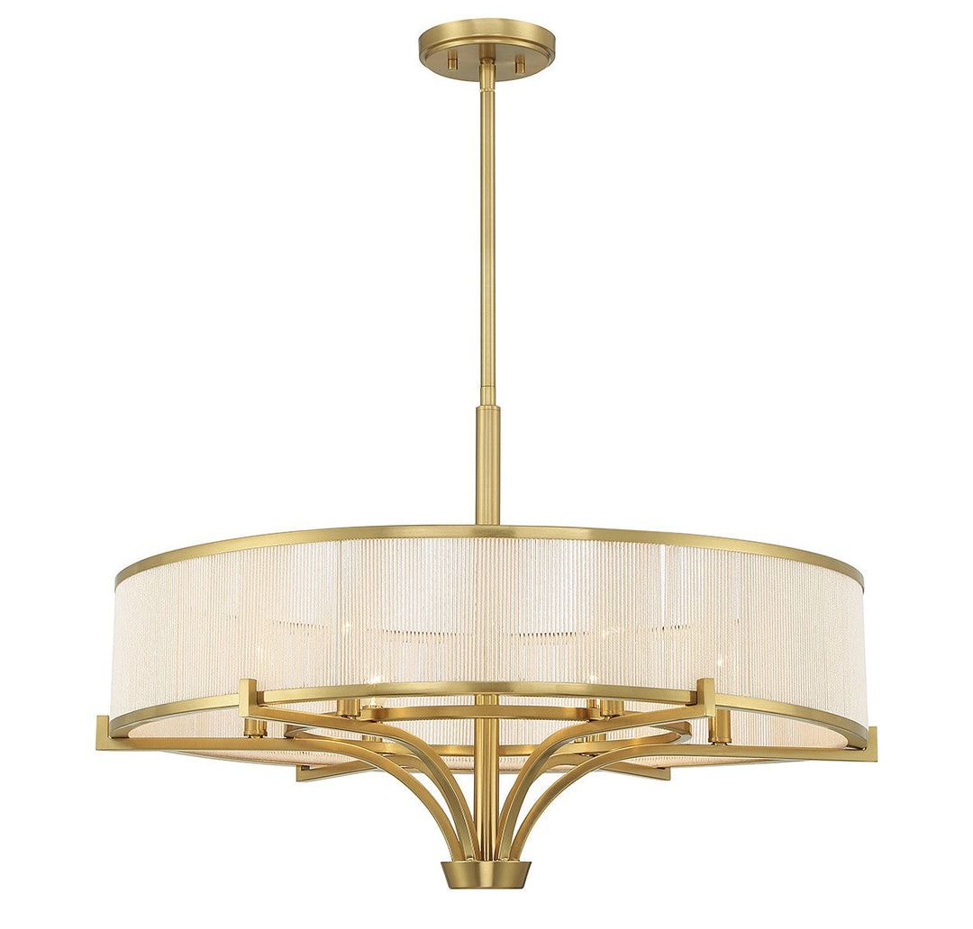 Savoy House Wynwood 1-7752-6-322 Chandelier Light - Warm Brass