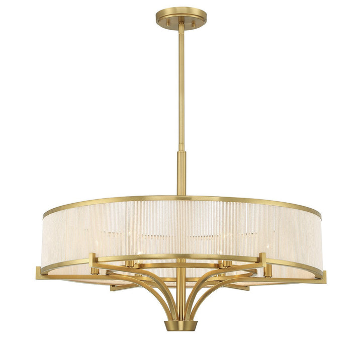 Savoy House Wynwood 1-7752-6-322 Chandelier Light - Warm Brass