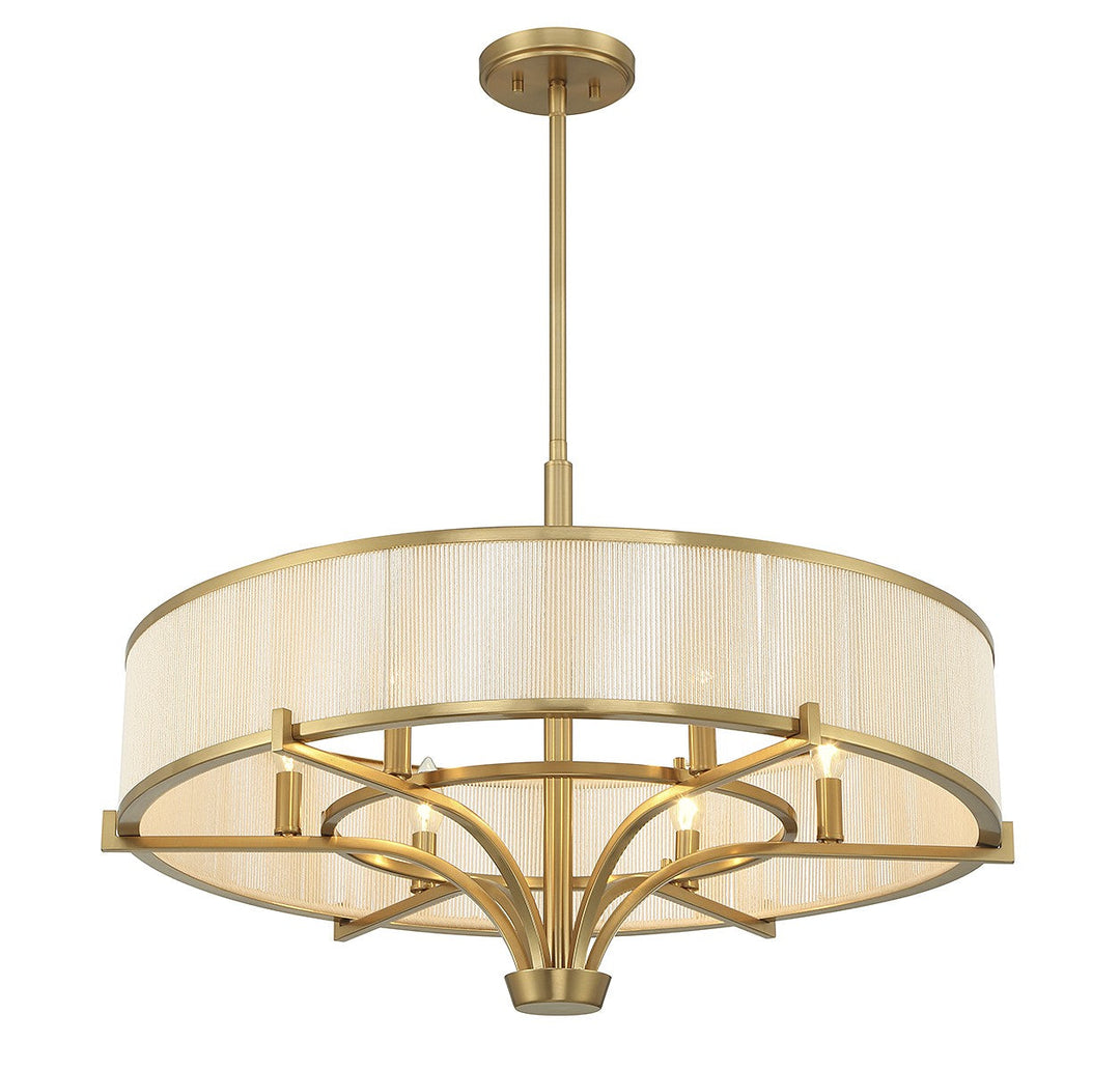 Savoy House Wynwood 1-7752-6-322 Chandelier Light - Warm Brass