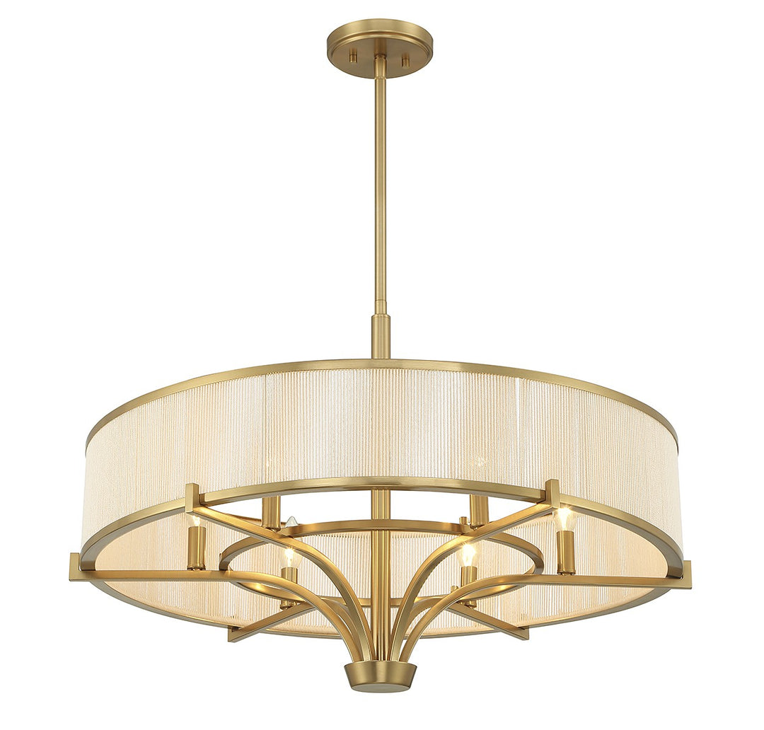 Savoy House Wynwood 1-7752-6-322 Chandelier Light - Warm Brass