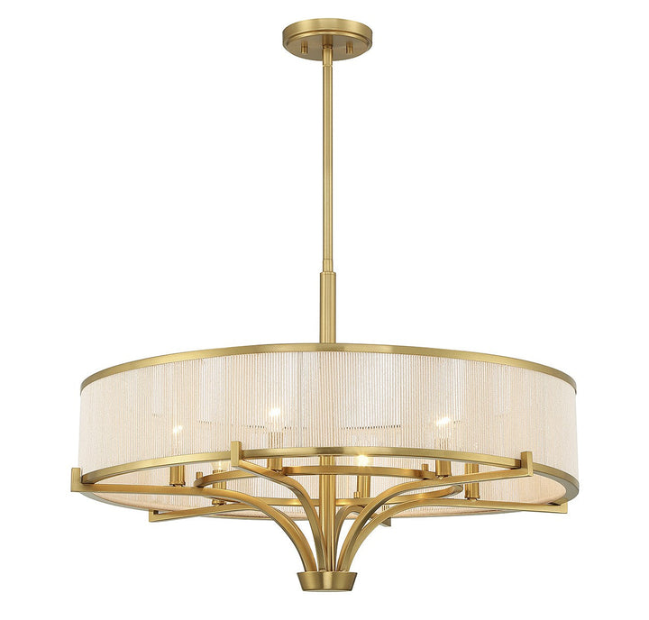 Savoy House Wynwood 1-7752-6-322 Chandelier Light - Warm Brass