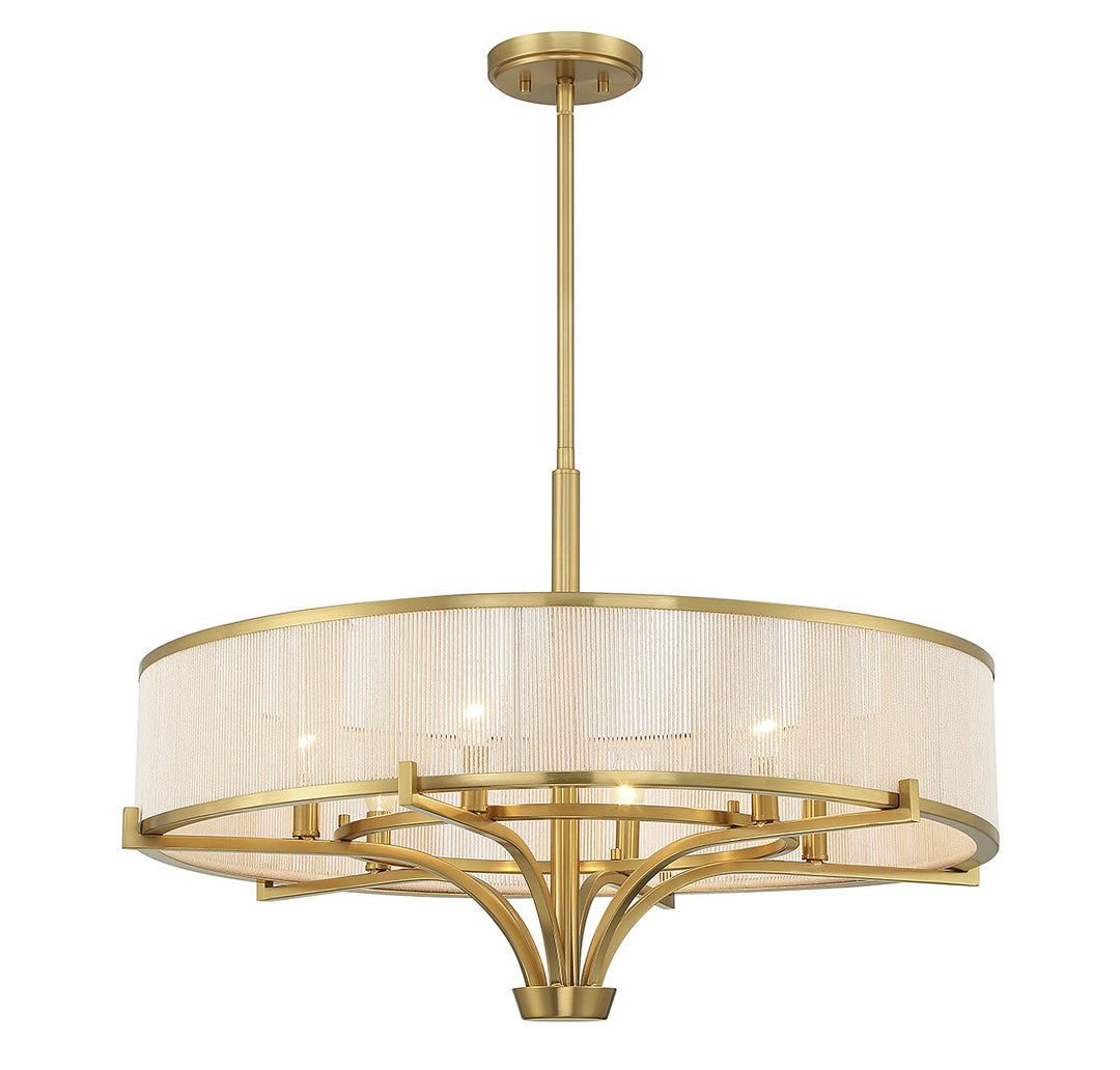 Savoy House Wynwood 1-7752-6-322 Chandelier Light - Warm Brass