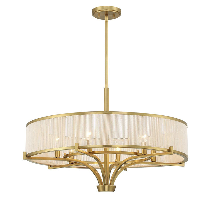 Savoy House Wynwood 1-7752-6-322 Chandelier Light - Warm Brass