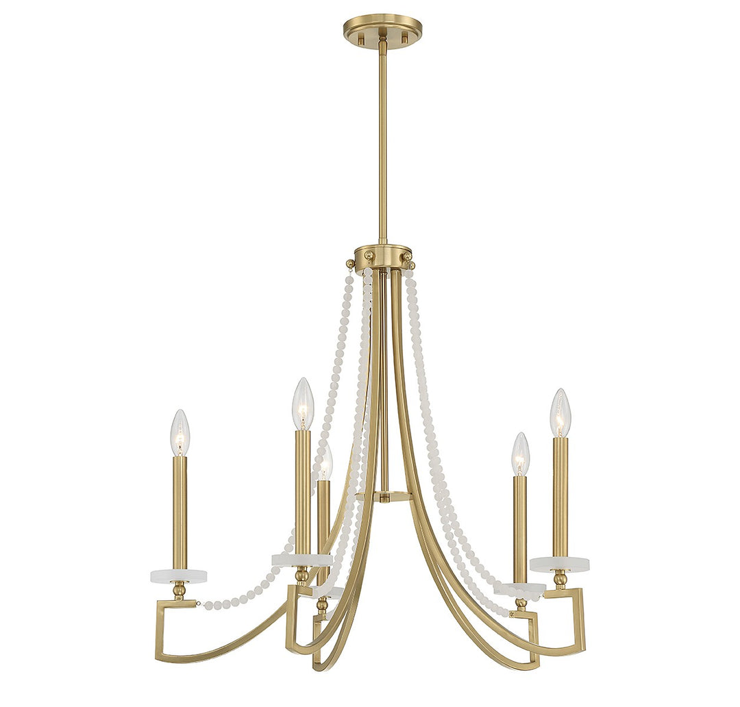 Savoy House Helen 1-8803-5-322 Chandelier Light - Warm Brass