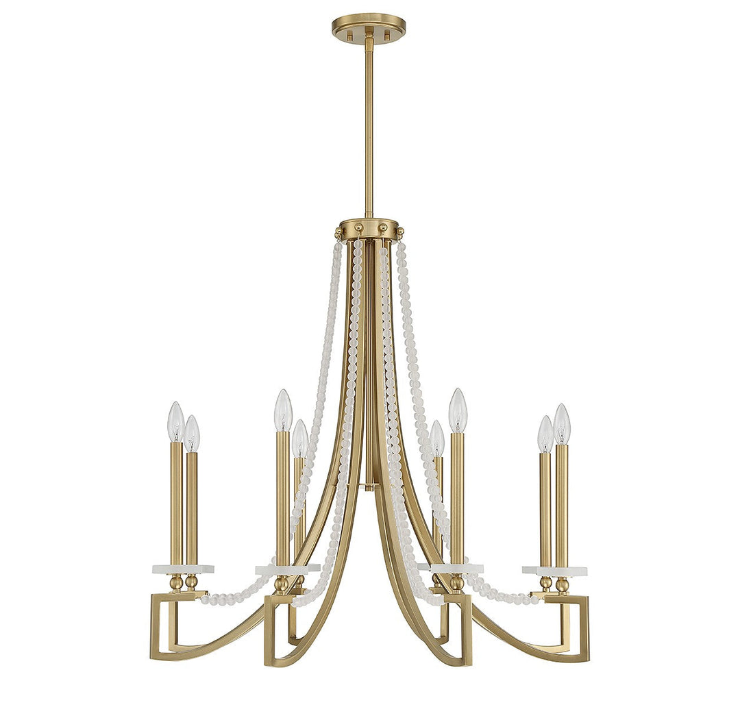 Savoy House Helen 1-8804-8-322 Chandelier Light - Warm Brass