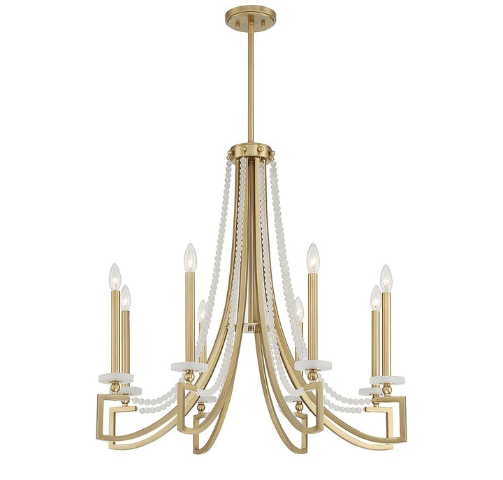 Savoy House Helen 1-8804-8-322 Chandelier Light - Warm Brass