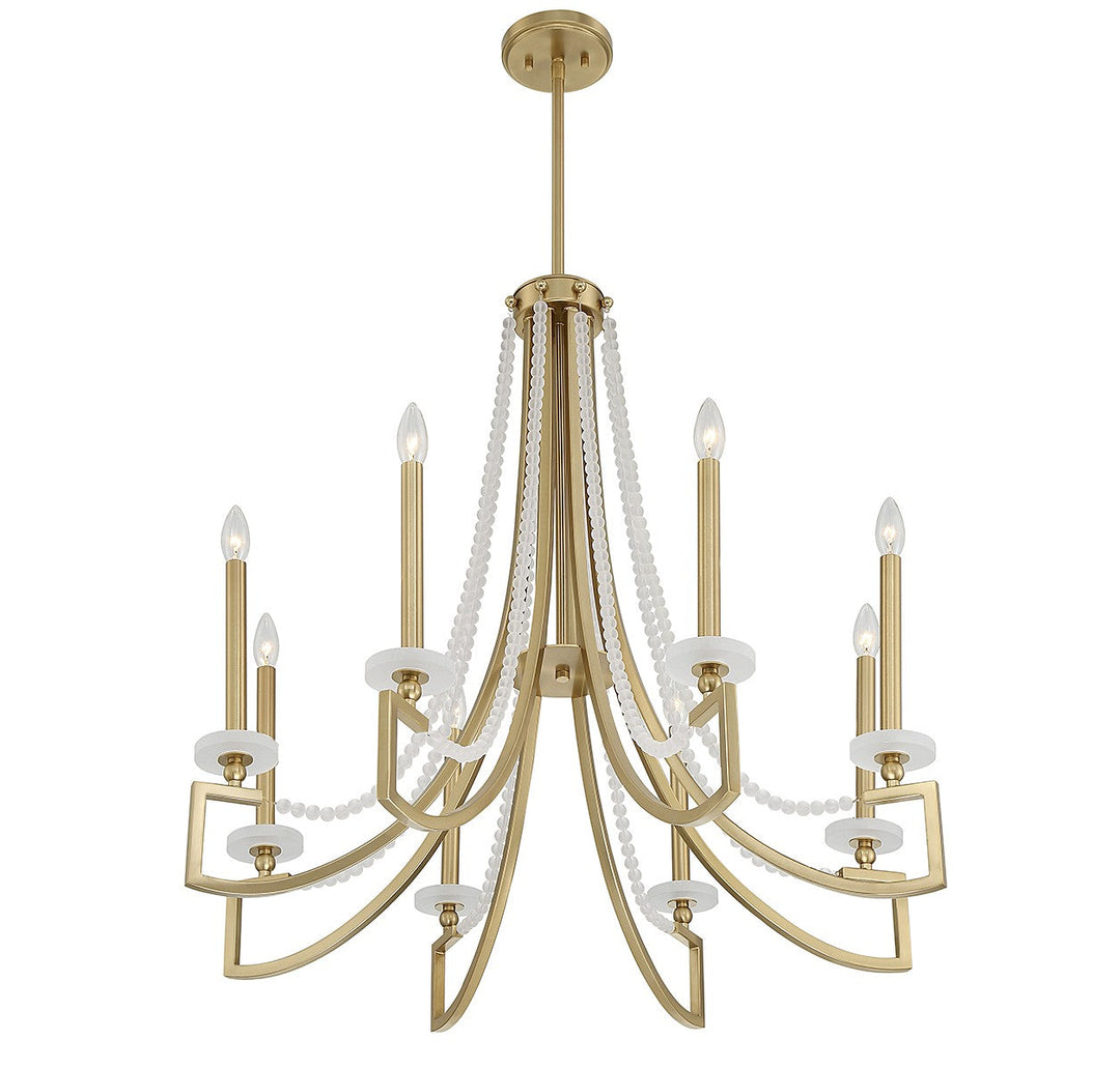 Savoy House Helen 1-8804-8-322 Chandelier Light - Warm Brass