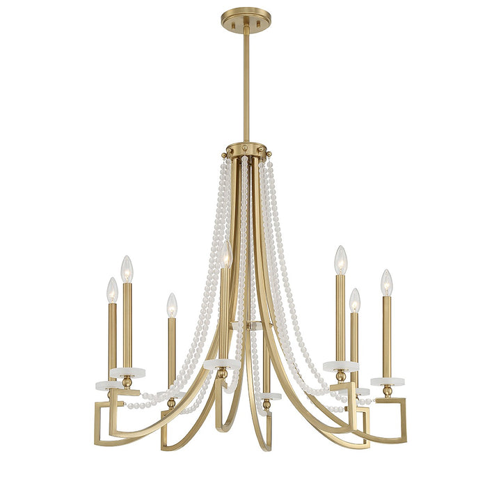 Savoy House Helen 1-8804-8-322 Chandelier Light - Warm Brass