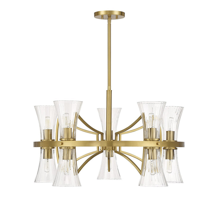 Savoy House Bennington 1-9704-10-322 Chandelier Light - Warm Brass