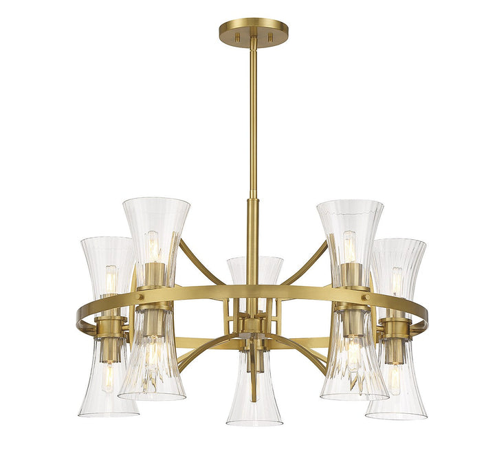 Savoy House Bennington 1-9704-10-322 Chandelier Light - Warm Brass