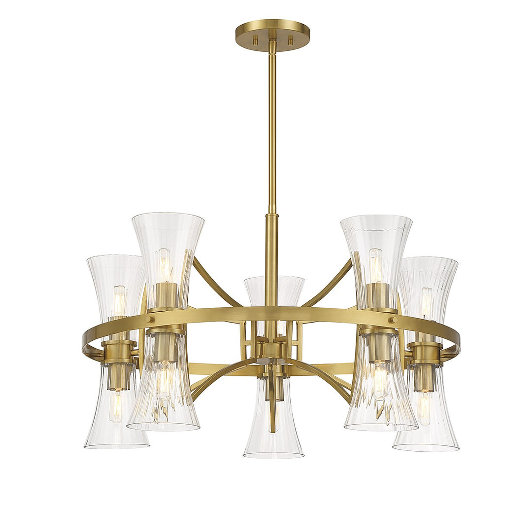 Savoy House Bennington 1-9704-10-322 Chandelier Light - Warm Brass