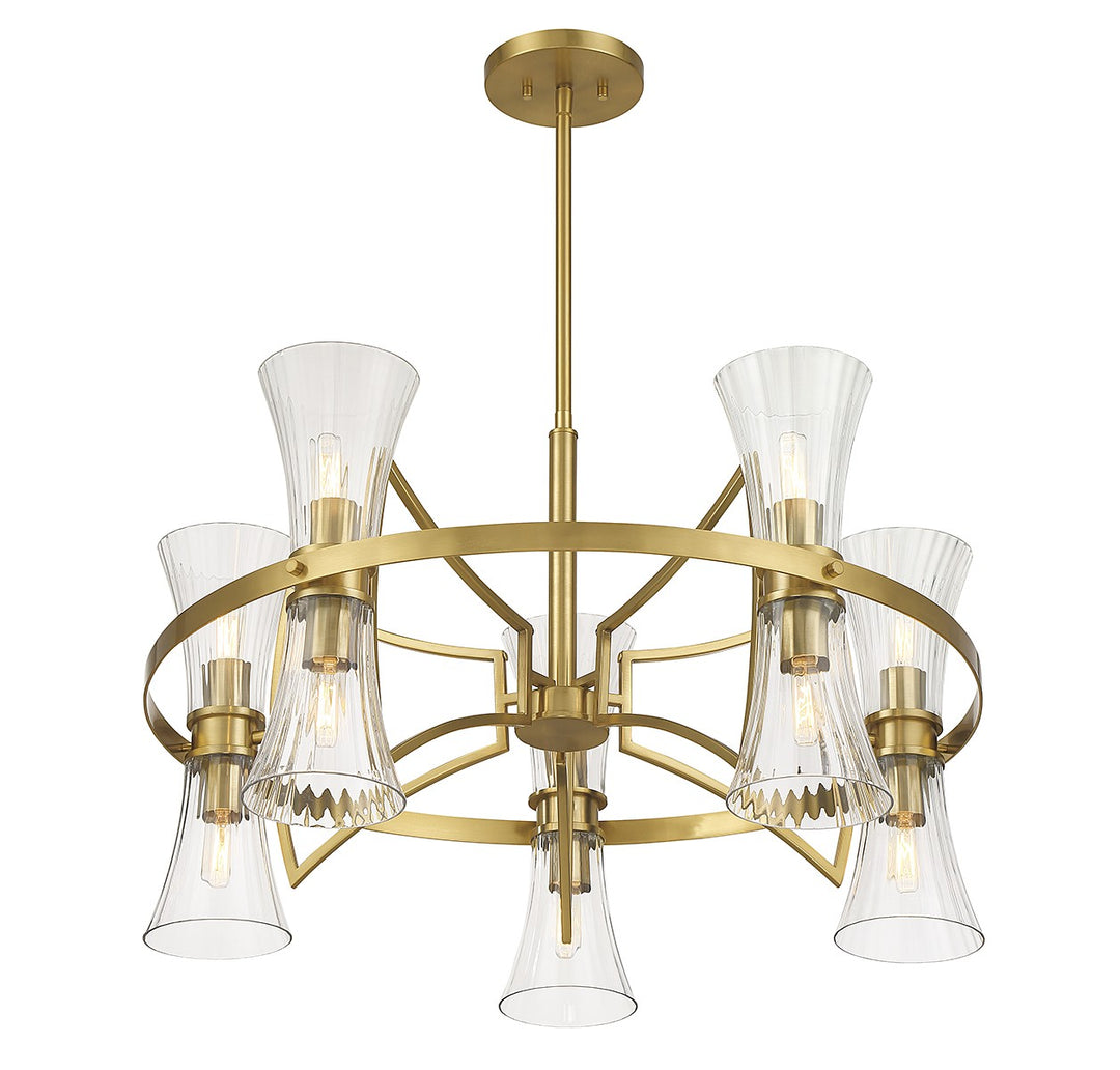 Savoy House Bennington 1-9704-10-322 Chandelier Light - Warm Brass