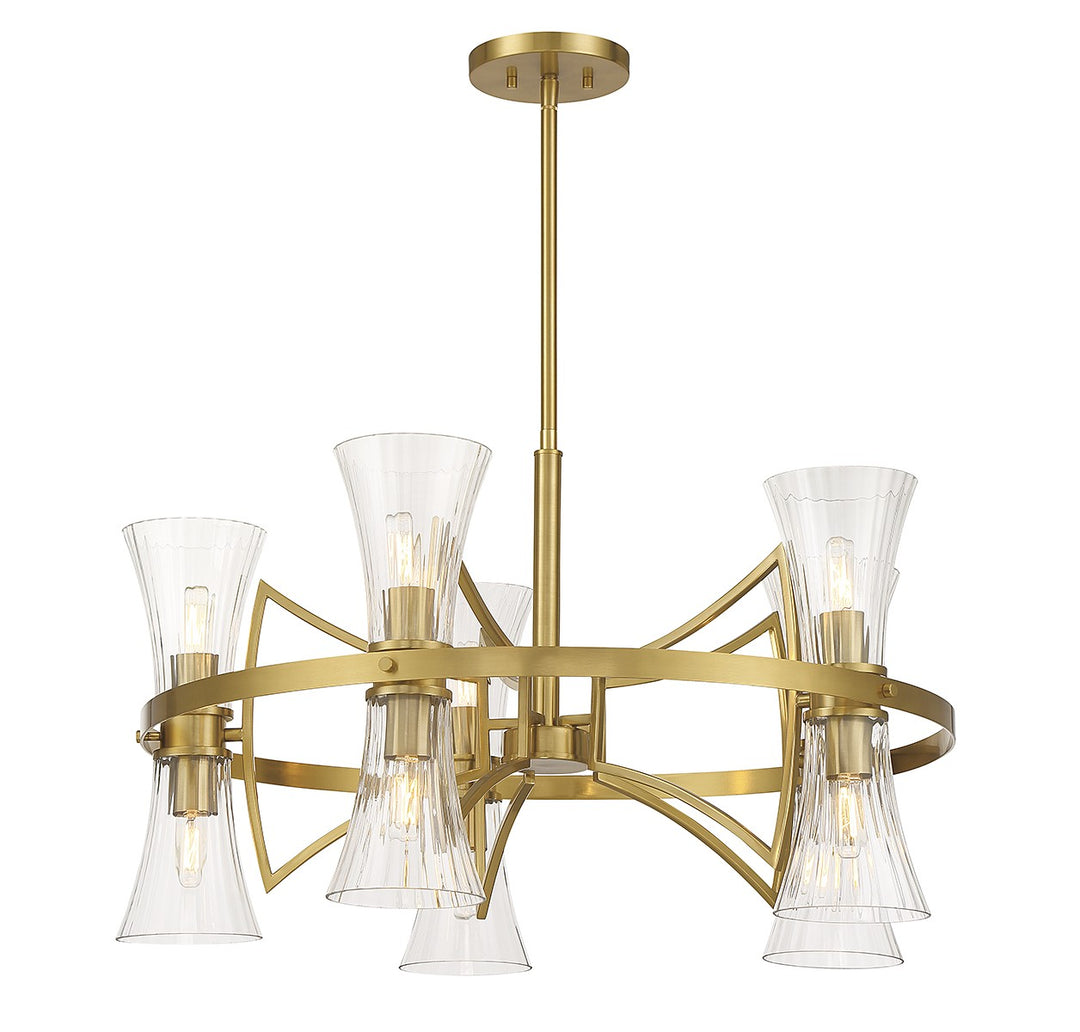 Savoy House Bennington 1-9704-10-322 Chandelier Light - Warm Brass