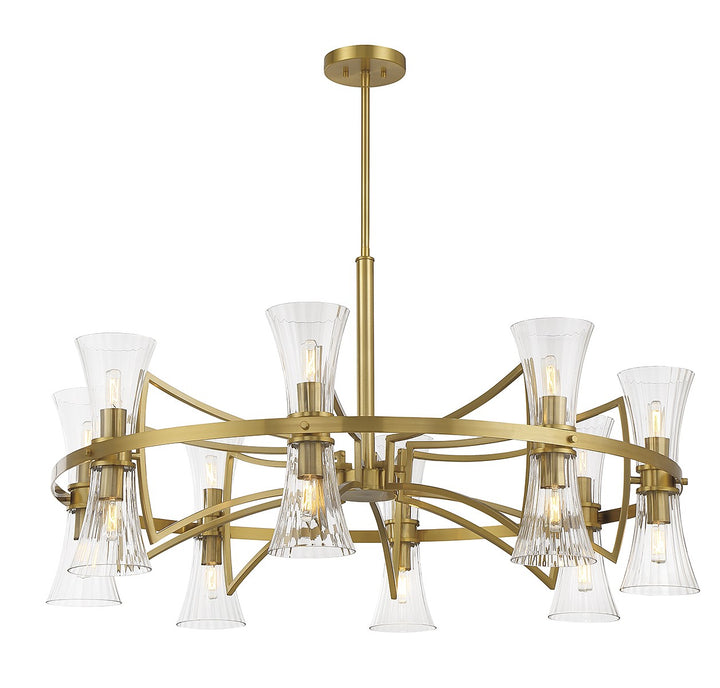 Savoy House Bennington 1-9705-16-322 Chandelier Light - Warm Brass