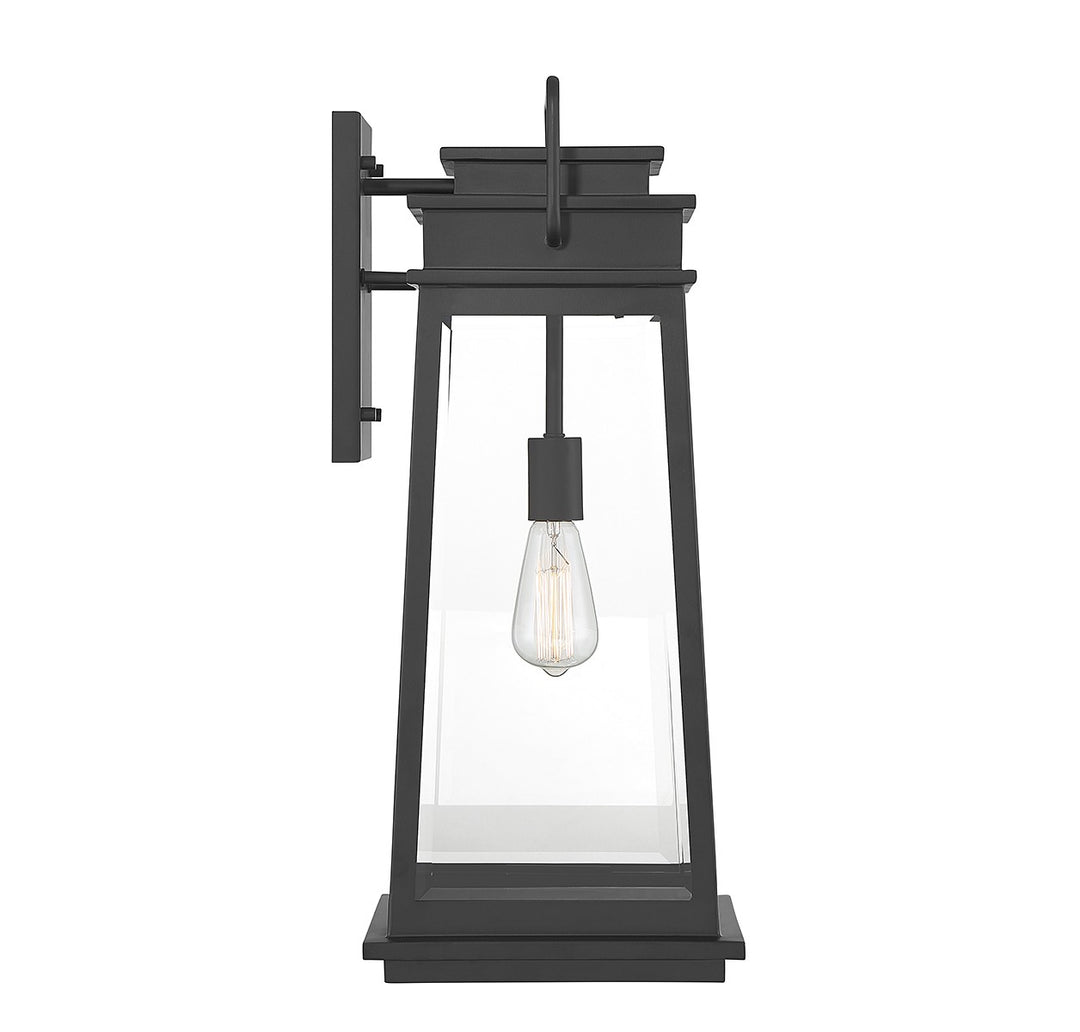 Savoy House Lighting 5-814-BK  Boone Outdoor Matte Black