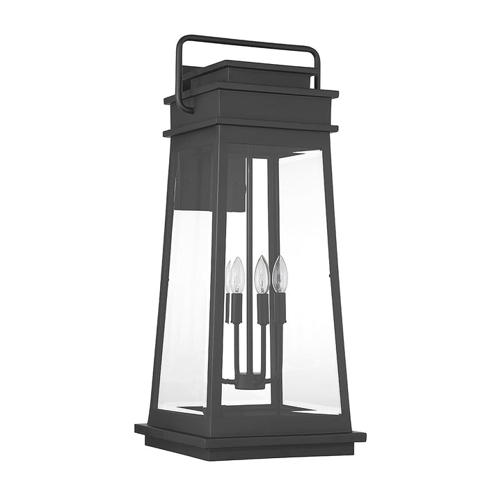 Savoy House Lighting 5-815-BK  Boone Outdoor Matte Black