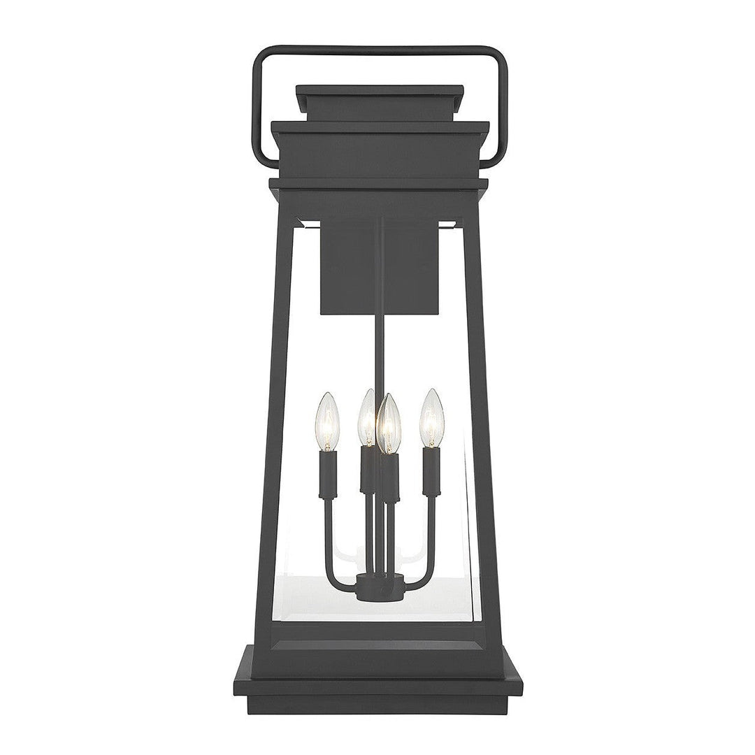 Savoy House Lighting 5-815-BK  Boone Outdoor Matte Black