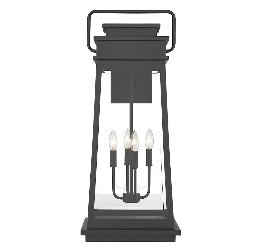 Savoy House Lighting 5-815-BK  Boone Outdoor Matte Black